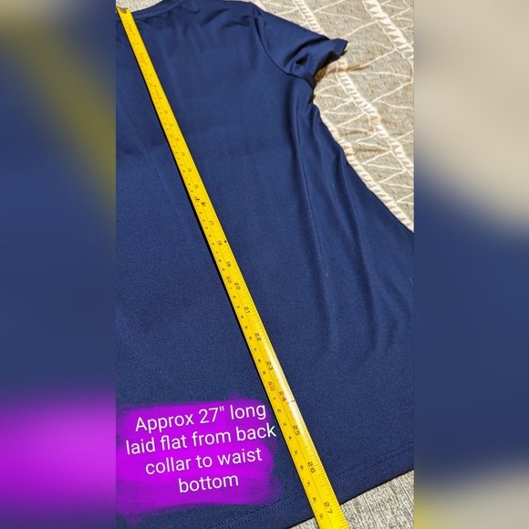 TEX2FIT size med ladies, navy colour T shirt, EUC - Picture 11 of 11